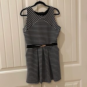 Adorable Striped Sleeveless Dress